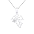 Miniatyrbild 1 av 2: Barnhänge - LÉA &amp; ARTHUR - ANGEL - 925 Silver - Zirkoniumoxid - Blandat