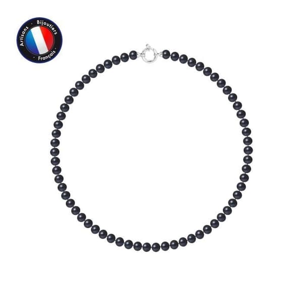 Halsband - Perlinea - AAA+ Freshwater Cultured Pearl - 6-7 mm - 925 Silver - Dam
