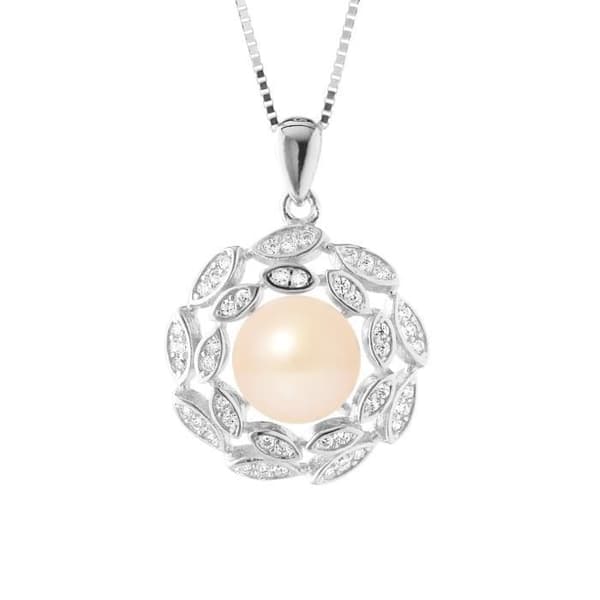 Halsband - PERLINEA - Corolle - AAA+ Kulturpärla - 8-9 mm - 925 Silver - Dam