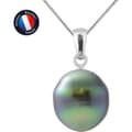 Miniatyrbild 1 av 4: Halsband - Perlinea - Tahitian Pearl A+ - 925 Silver - 11-12 mm - Längd 42 cm