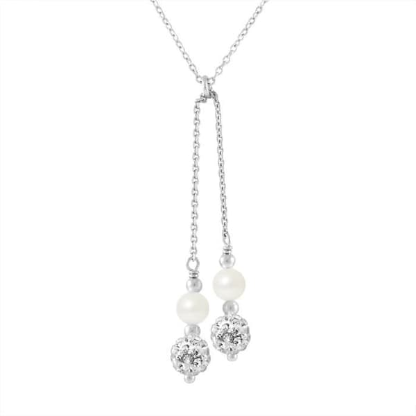 Halsband - PERLINEA - DUO - AAA+ Sötvattensodlade pärlor - 925 Silver - 42 cm