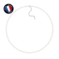 Miniatyrbild 1 av 4: Halsband - PERLINEA - AAA+ Freshwater Cultured Pearl - 5-6 mm - 925 Silver - Dam