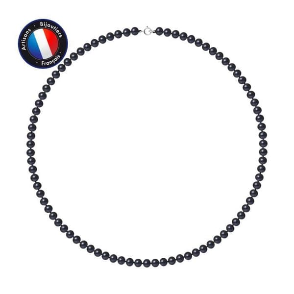 Halsband - Perlinea - AAA+ Freshwater Cultured Pearl - 5-6 mm - 925 Silver - Dam