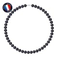 Miniatyrbild 1 av 4: Halsband - Perlinea - AAA+ Freshwater Cultured Pearl - 9-10 mm - 925 Silver - Karbinhake