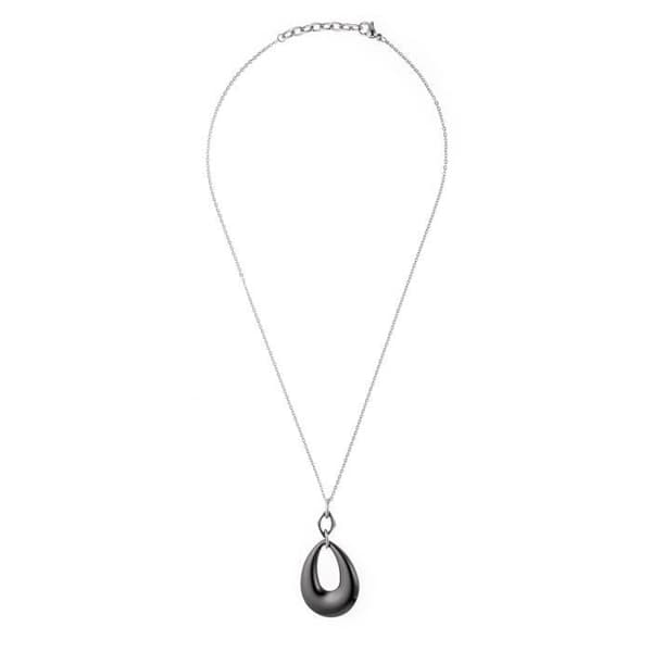 Halsband - LOVA - Pure Ceramic Black - Stål - Dam - 1 st