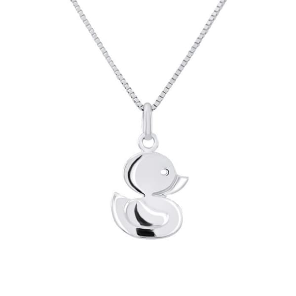 Pendentiv Barn - LÉA &amp; ARTHUR - Mönster ANKA - Silver 925 - Rhodiumpläterad - Unisex