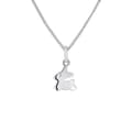 Miniatyrbild 1 av 2: Pendentif Barn - LÉA &amp; ARTHUR - Kaninmönster - Silver 925 - Litet Modell - Allergivänlig