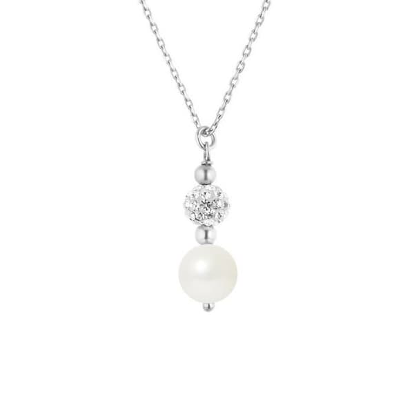 Halsband - LOVA LOLA VAN DER KEEN - Odlad sötvattenspärla - 925 Sterling Silver - 42 cm