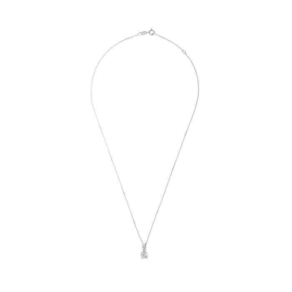 Halsband - Silver - Casey - Zirkoniumoxid - 42 cm - Kvinna