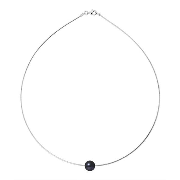 Halsband - Perlinea - AAA+ Freshwater Cultured Pearl - 9-10 mm - 925 Silver - Dam