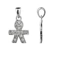 Miniatyrbild 3 av 4: Halsband - LOVA LOLA VAN DER KEEN - Kille - 925 Sterling Silver - Zirkonia - 42 cm