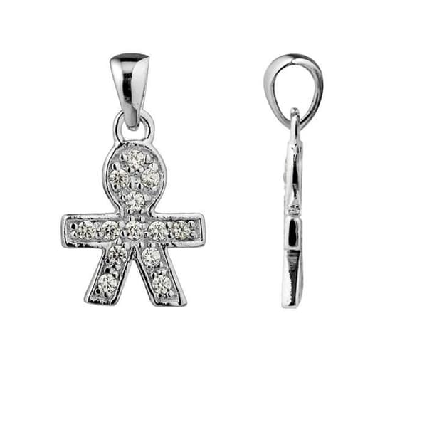 Halsband - LOVA LOLA VAN DER KEEN - Kille - 925 Sterling Silver - Zirkonia - 42 cm