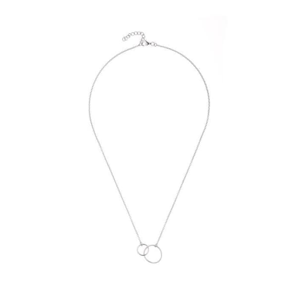 Halsband - LOVA LOLA VAN DER KEEN - Ring - 925 Sterling Silver - Syntetisk diamant - 42 cm
