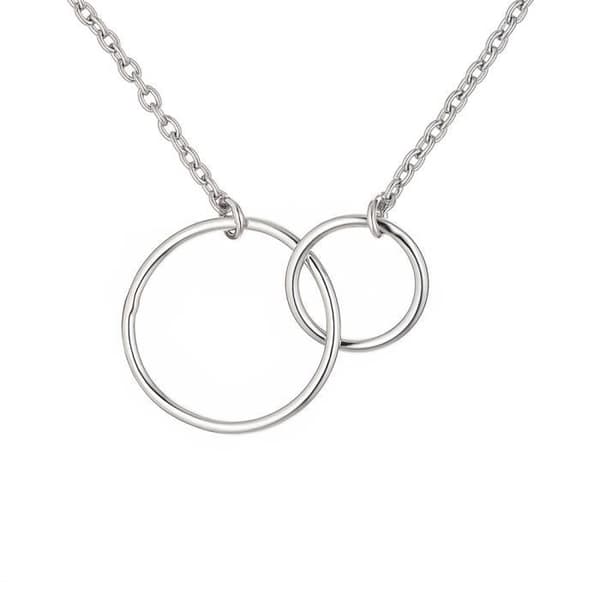 Halsband - LOVA LOLA VAN DER KEEN - Ring - 925 Sterling Silver - Syntetisk diamant - 42 cm