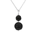 Miniatyrbild 1 av 3: Halsband - LOVA LOLA VAN DER KEEN - Syntetisk diamant - 925 Sterling Silver - Svarta Kristaller - 42 cm