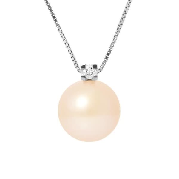 Halsband - LOVA LOLA VAN DER KEEN - Sötvattenspärlor - 925 Sterling Silver - Cubic Zirconia - 42 cm
