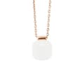 Miniatyrbild 1 av 3: Collier - LOVA LOLA VAN DER KEEN - LINEA MODA - Kristall Vit - Massivt Silver 925 - Roséguld