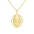 Miniatyrbild 1 av 2: Pendentiv Barn - LÉA &amp; ARTHUR - Mönster KILLE - Gult Guld 375 - Dimensioner 20x14mm - Allergivänlig Smycke
