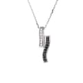 Miniatyrbild 1 av 4: Halsband - Damia - Rhodiumpläterat 925 Sterling Silver - Cubic Zirconia - Längd 42 cm - Dam