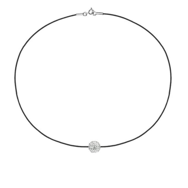 Halsband - LOVA LOLA VAN DER KEEN - Äkta Kristall - 925 Sterling Silver - 42 cm - Dam