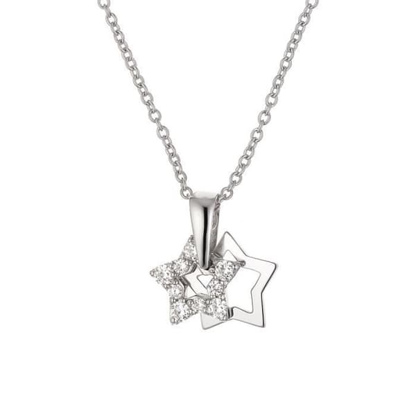 Halsband - LOVA - LOLA VAN DER KEEN - 925 Sterling Silver - Cubic Zirconia - 42 cm