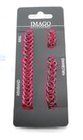 Miniatyrbild 1 av 9: Fuchsia/Rosa Stretch Smyckesset -Halsband/Choker, Armband & Ring