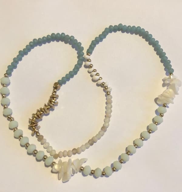 elastisk onesize halsband kristallrondeller