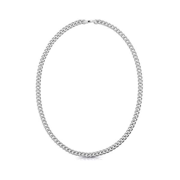 Kedja - GUESS - UMN70031 - 316L rostfritt stål - Silver - Karbinhake