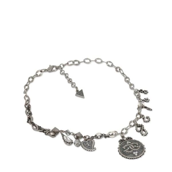 Halsband - Guess - UFN10823 - 100% Stål - 42 cm - Färg Grå