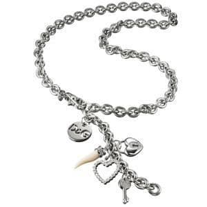 Damhalsband - Dolce Gabbana - DJ0687 - Stål - Silver - Trendigt