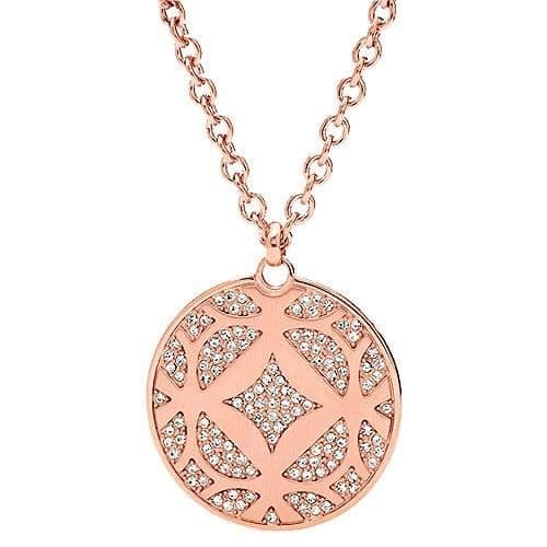 Collier - FOSSIL - JF01438791 - Stål - Roséguld - Kvinna