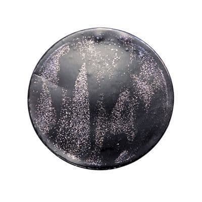 Médaillon Kvinna - Viceroy - VMC0019-07 - Stål - Murano Glas - Svart