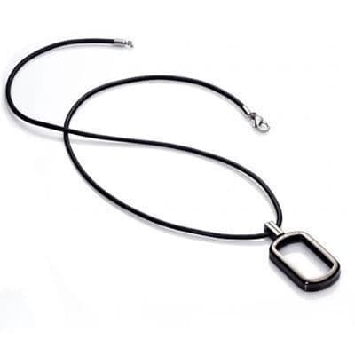 Collier - Vicekung - VMPM-11 - Stål - Hud - Svart