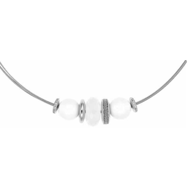 Halsband - SKAGEN JUVELER - SJÖGLAS SKJ0320040 - Silver - Rostfritt stål - Vit