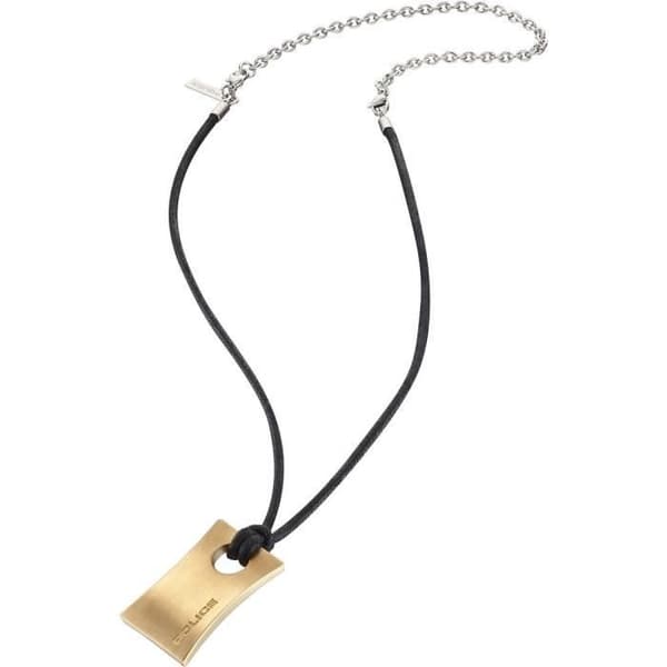 Pendentiv - Polis - S14AGN02P - Stål - Guld - Man