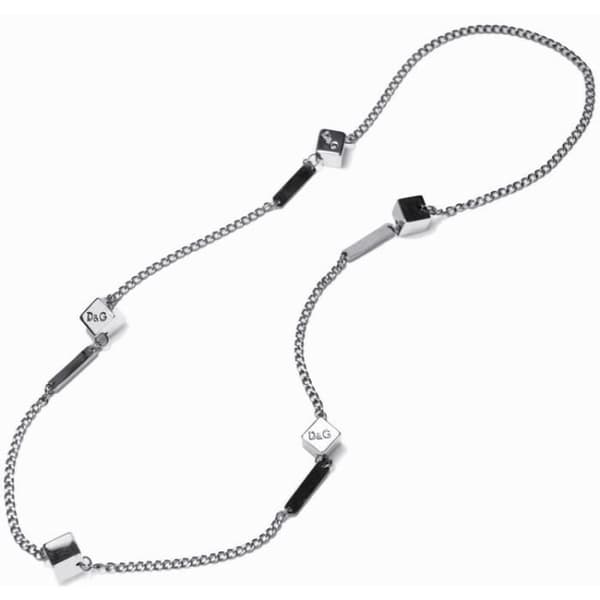 Damhalsband - D&amp;G - JEWELS OUTSIDER DJ1076 - Rostfritt stål - Silver - Vuxen