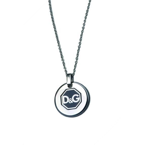 Herrhalsband - D&amp;G - JEWELS DENIM DJ1083 - Rostfritt stål - Silver - Vuxen