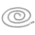 Miniatyrbild 1 av 2: Halsband Stålkedja 316L Repmodell B 5 mm  L 60 cm