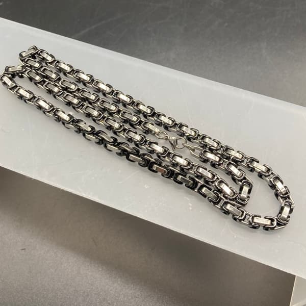 Bysantinsk Halsband Halskedja kejsarlänk B 5 mm  L 60 cm