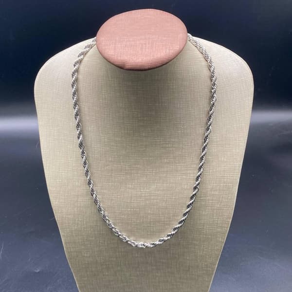Halsband Stålkedja Rostfritt Stål 316L Repmodell B 6 mm  L 60 cm