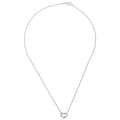 Miniatyrbild 2 av 4: ORPHELIA-925 Sterling Silver Damhänge Halsband Silver-rosegold-ZH-7233