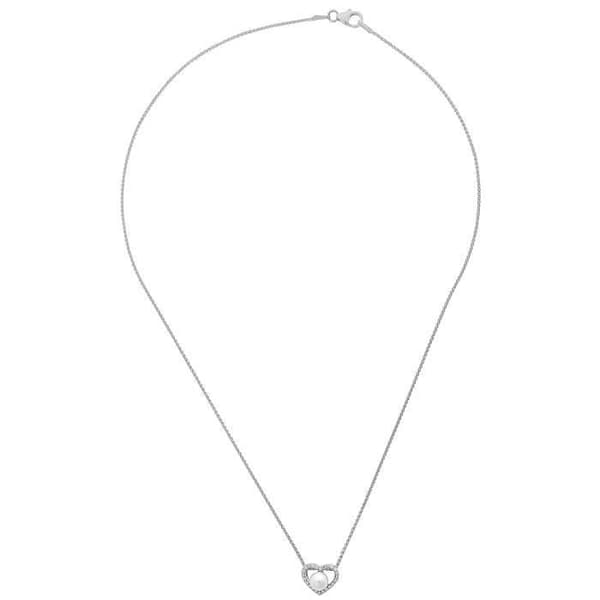 ORPHELIA-925 Sterling Silver Damhänge Halsband Silver-rosegold-ZH-7233