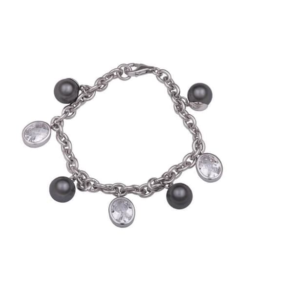Armband - ORPHELIA - 925 Sterling Silver - Anti-allergisk - Rhodiumpläterad - Elegant