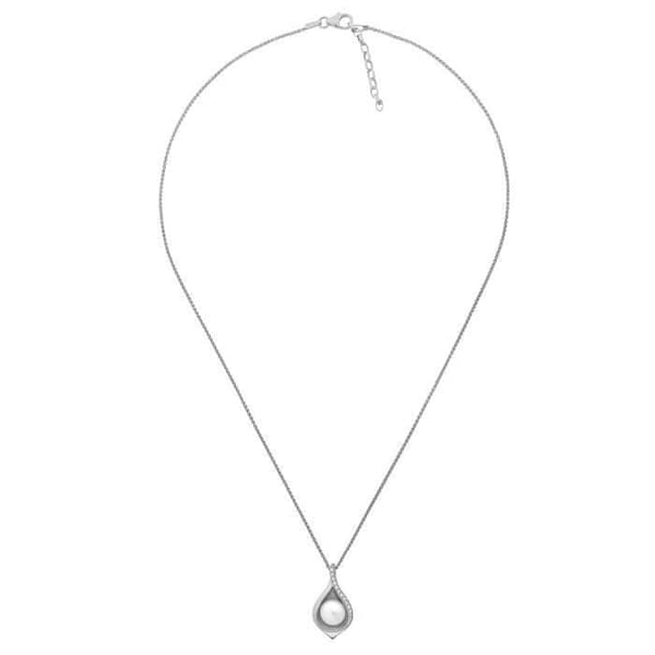 ORPHELIA-925 Sterling Silver Damhänge Halsband Silver-ZH-7234