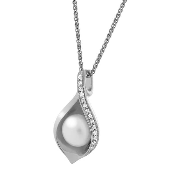 ORPHELIA-925 Sterling Silver Damhänge Halsband Silver-ZH-7234