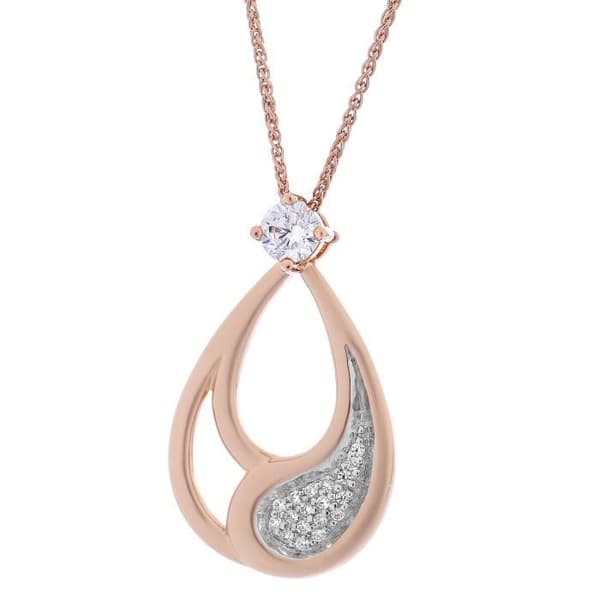 ORPHELIA-Hängsmycke för kvinnor i 925 sterlingsilver Rosegold-ZH-7228