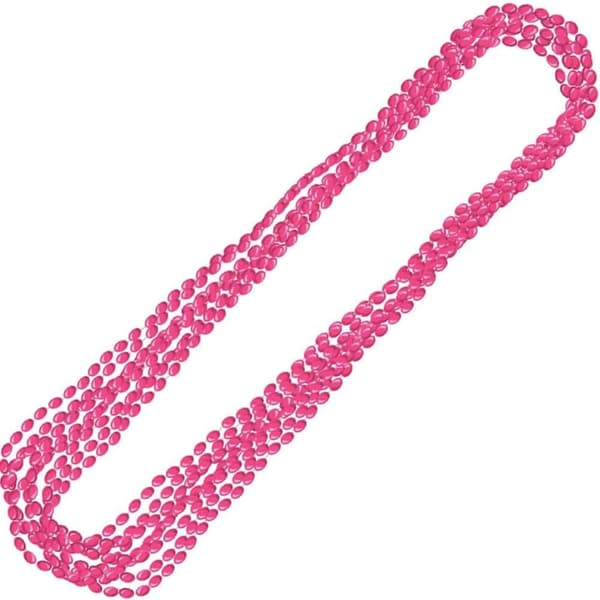 Amscan Halsband i metall (8-pack) Pink One Size
