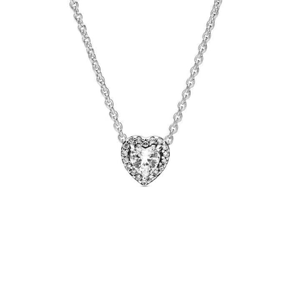 Halsband - Pandora - 398425C01-45 - 925 Silver - Längd 45 cm - Färg Grå