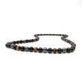 Miniatyrbild 2 av 3: Halsband - SHOP-STORY - Trippelskydd - Hematit - Tigeröga - Svart Obsidian