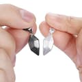 Miniatyrbild 4 av 4: Parhalsband - JSDDE - Yin Yang - Rostfritt stål - 2 halsband - Silver